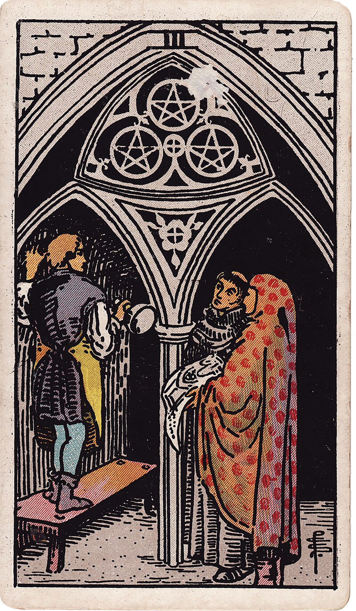 3 of Pentacles Tarot card